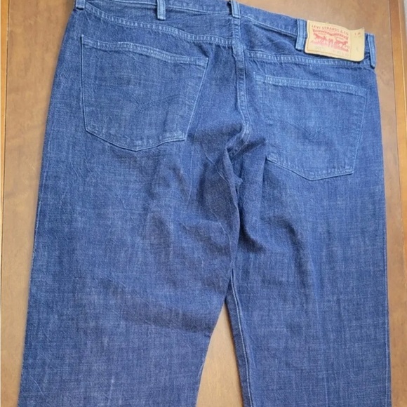 Men's Levi's 501 White Oak Cone Denim Classic Button Fly Blue Jeans 40x30 tag - Picture 2 of 4